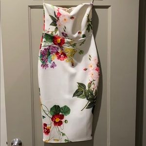 White floral ASOS dress